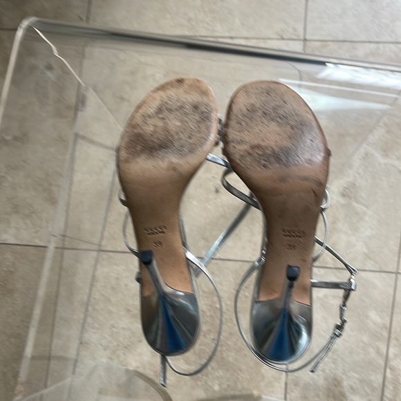 Gucci Silver Heels - Picture 7 of 11